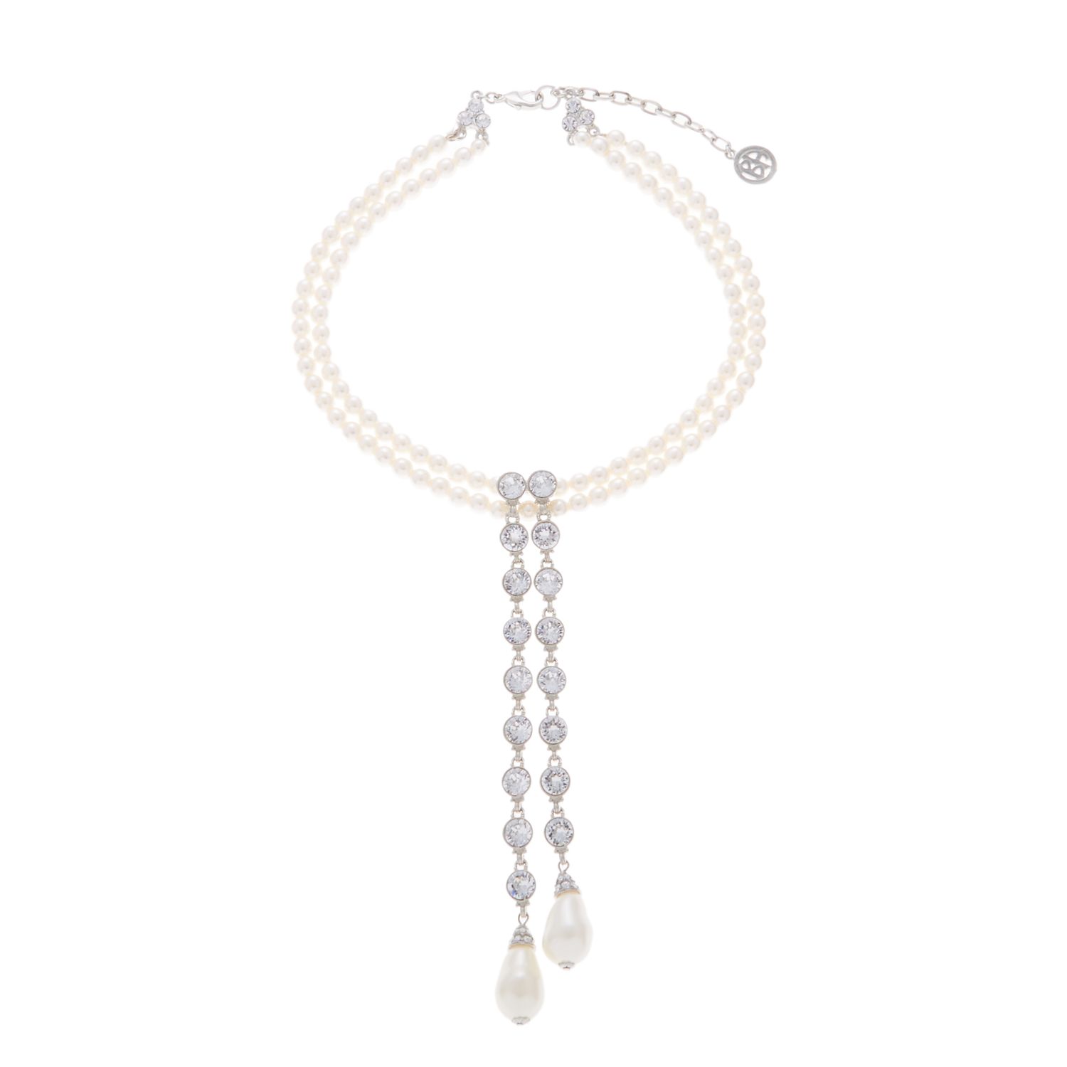Clear Crystal Pearl Choker
