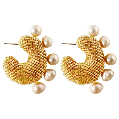 Solito Pearled Hoop