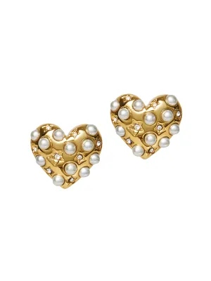 Celestial Heart Stud Earring