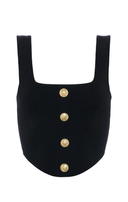 Saga Square Neck Knt Crst