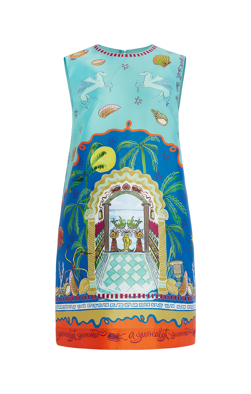 Surrealist Summer Mini Dress