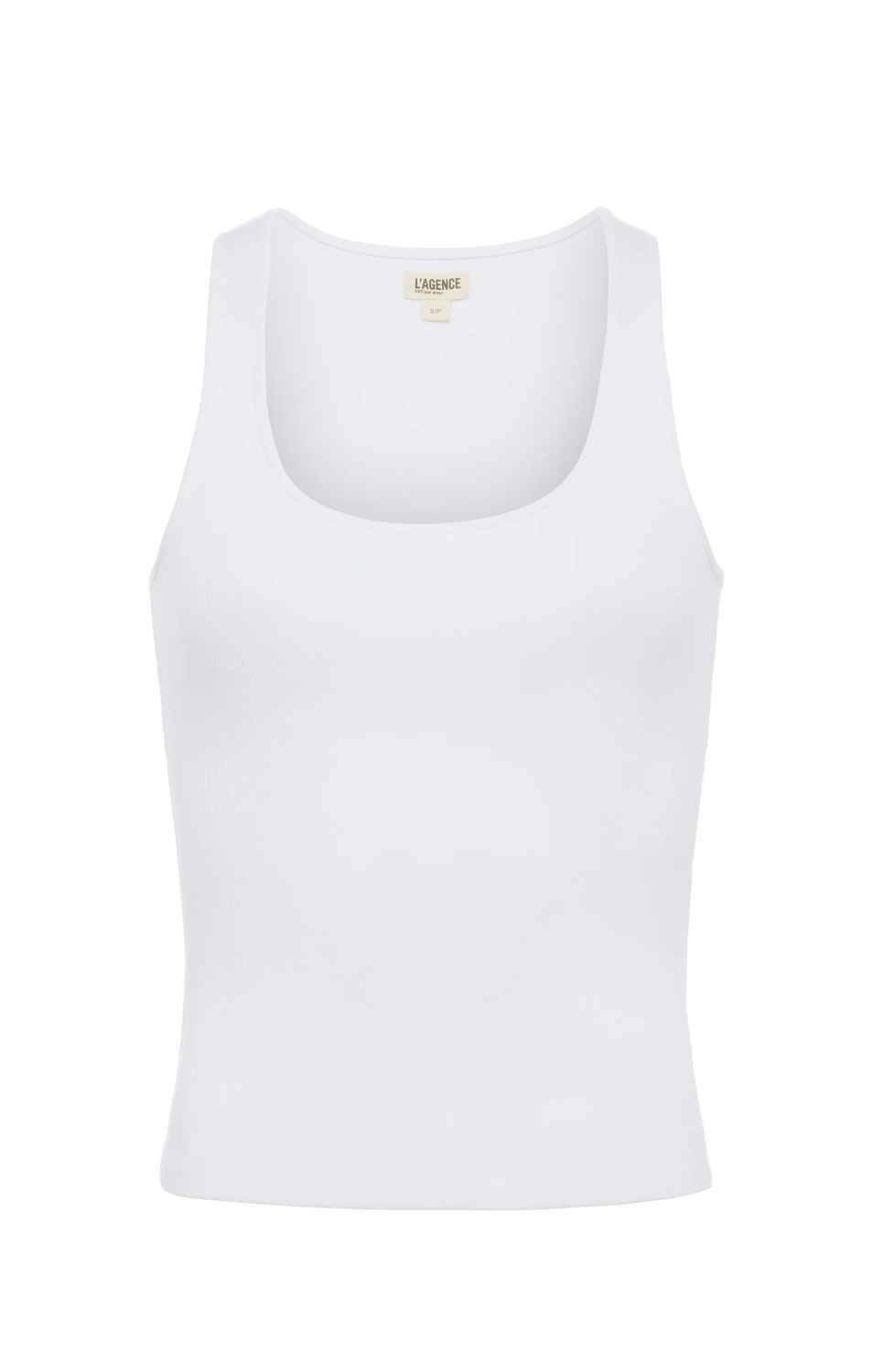 Adira Scoop Nk Tank, Color: White, Size: l