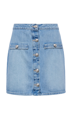 Kris Btn Frt Mini Skirt