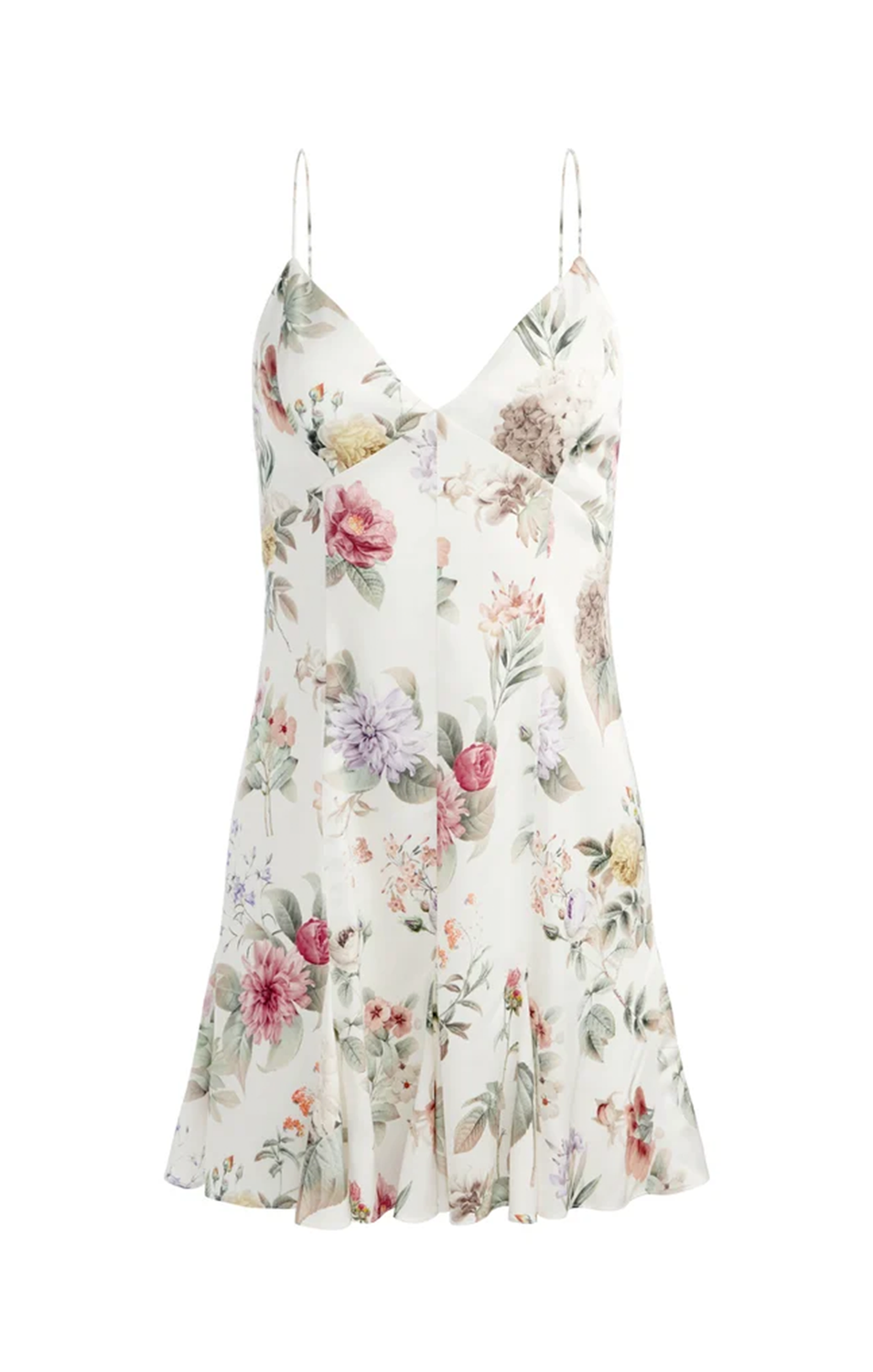 Julietta Slip Mini Dress W Godet