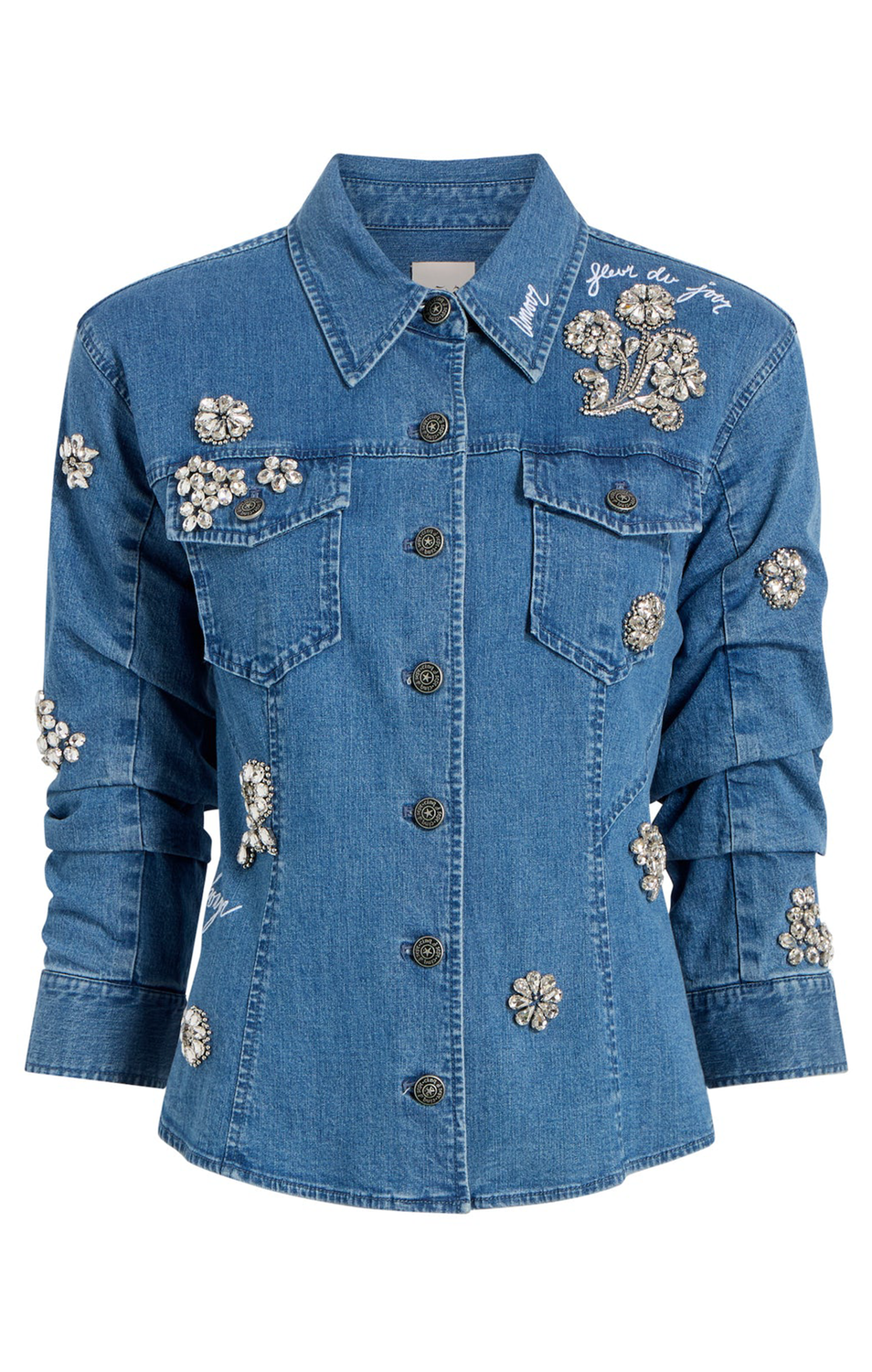 Crystal Ditsy Floral Scrunched Canyon Jacket