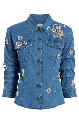 Crystal Ditsy Floral Scrunched Canyon Jacket