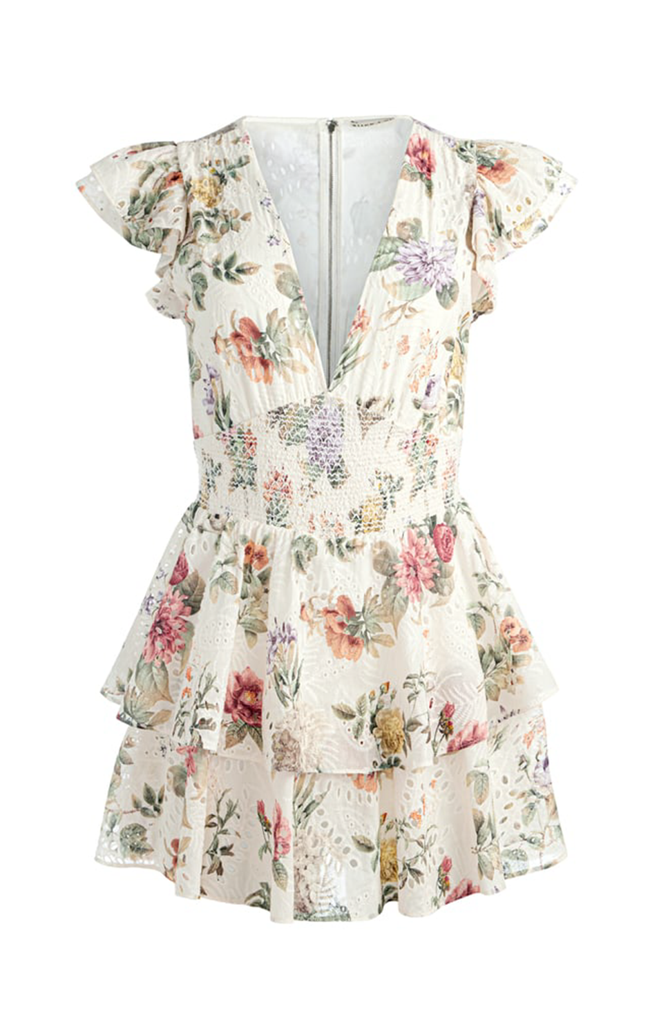 Kessie Ruffle Slv Romper