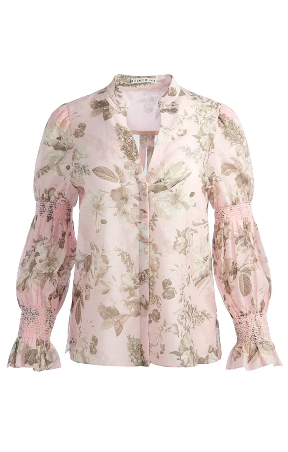 Ilan Smkd Slv Btn Ft Blouse