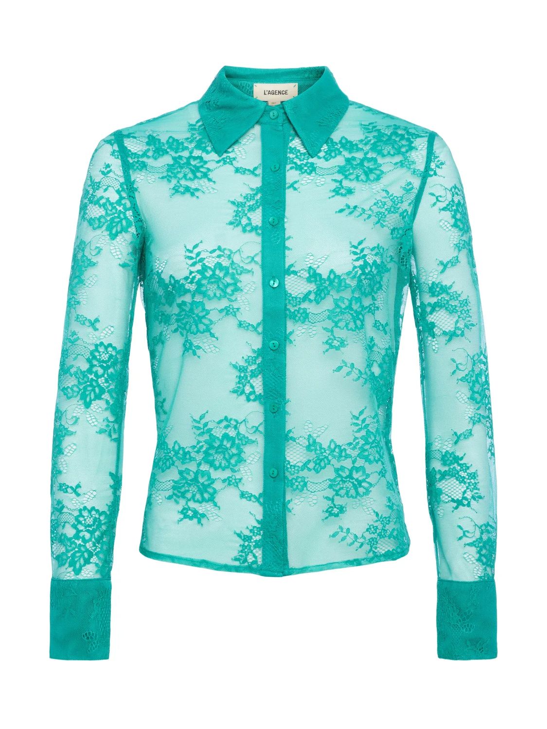 Maia Lace Buttondown Bls