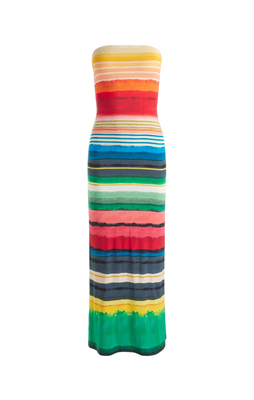 Delora Strapless Midi Dress