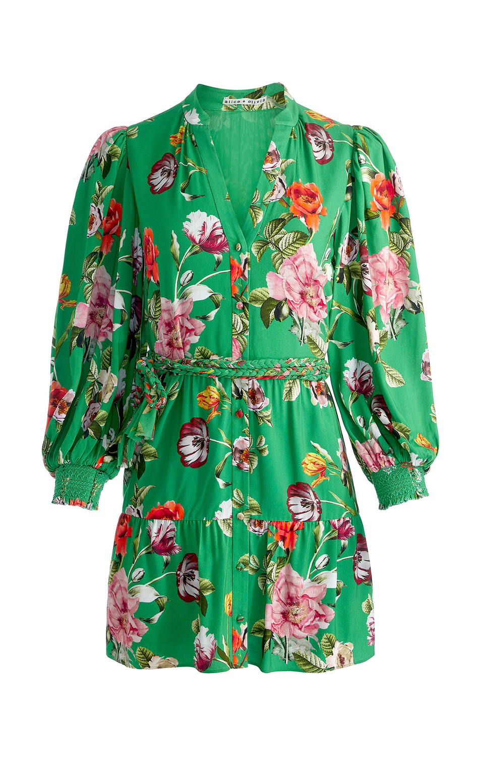 Antonette Ls Btn Front Mini Dress