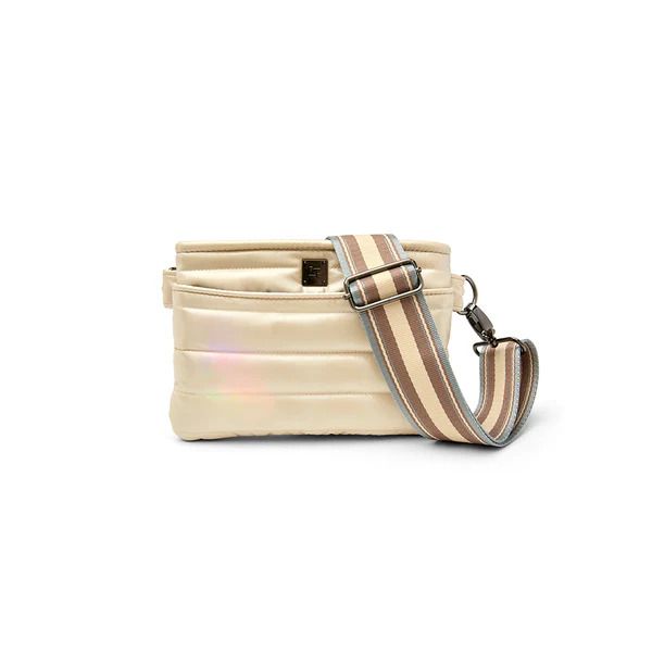 Bum Bag Crosbody, Color: Pearl Cream