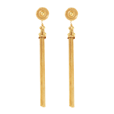 Boucles d&#39;oriele pompon xxl