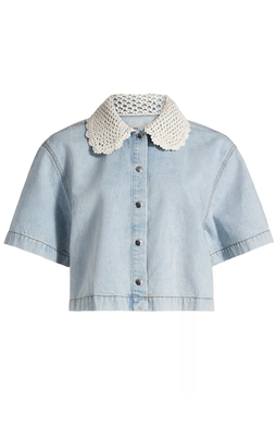 The Crochet Collar Shirt