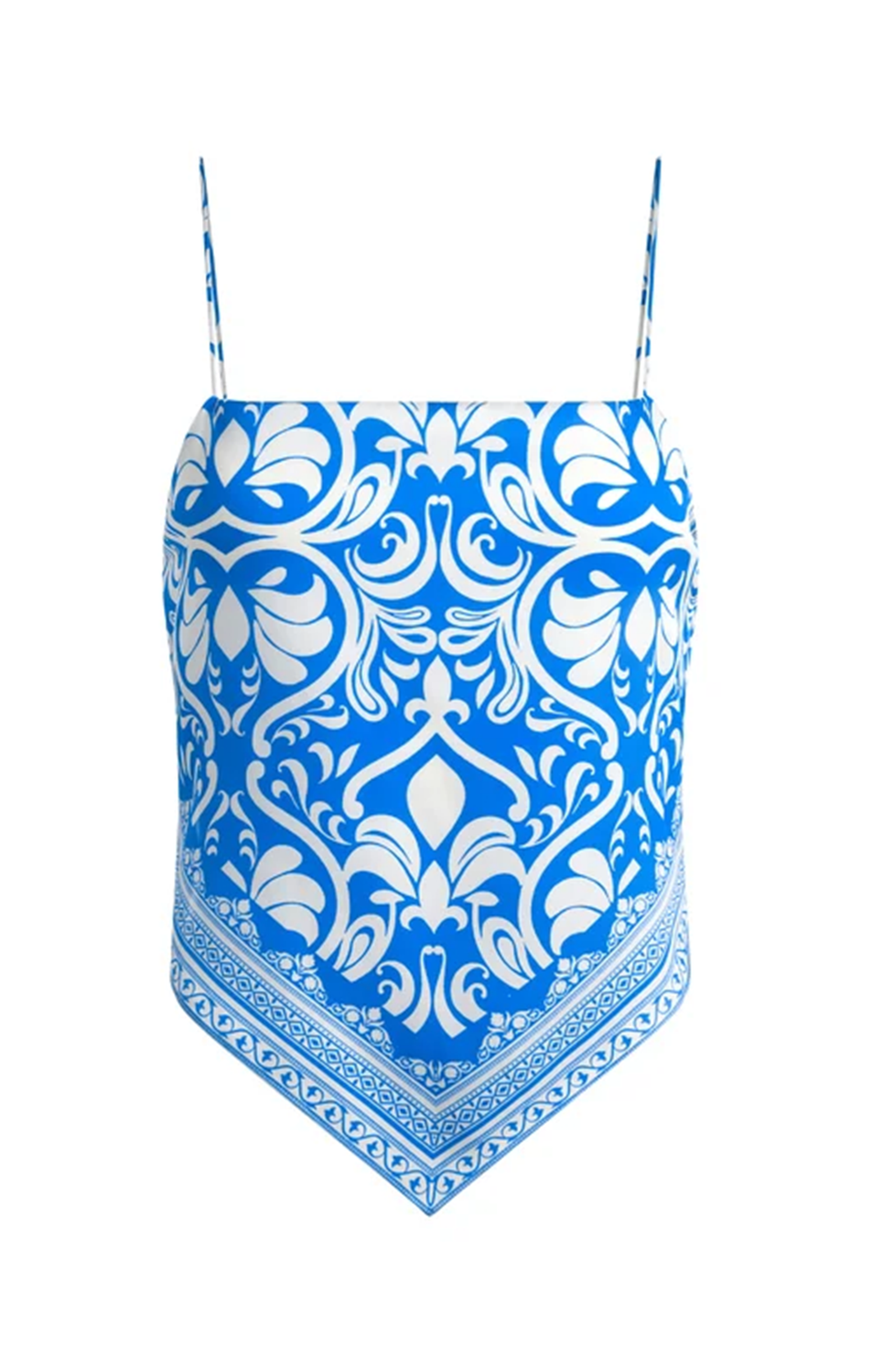 Yuri Spaghetti Strap Scarf Top