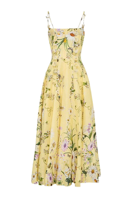 Corset Dress Long Flared Skirt
