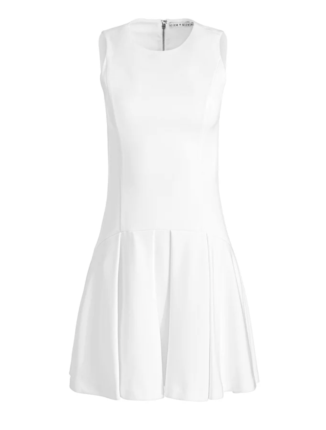 Adley Slvlss Crew Nk Drop Waist Flare Mini Dress