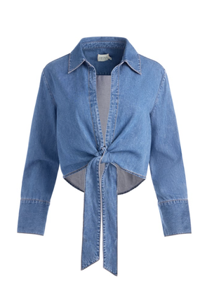 Hannon Chambray Tie Ft Top