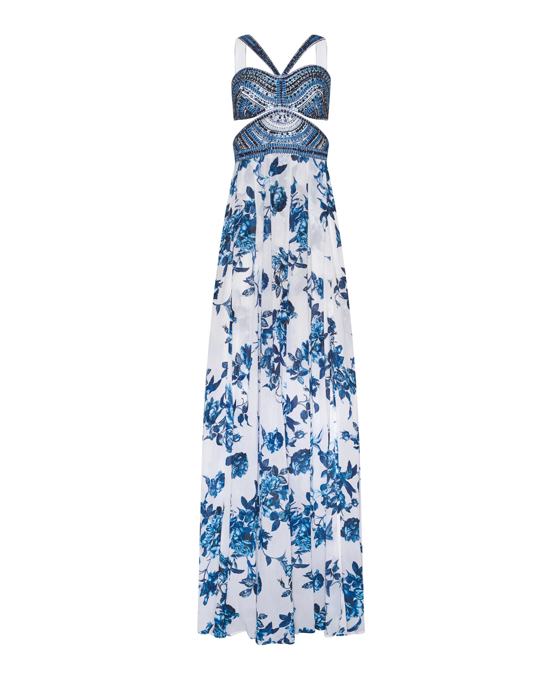 Annistyn Emb Gown