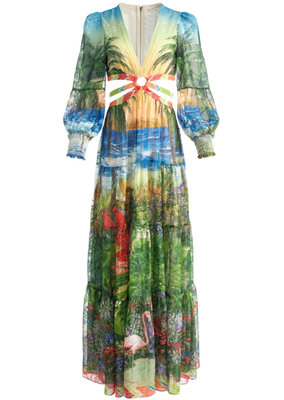 Patrica Tiered Ruffle Maxi Dress