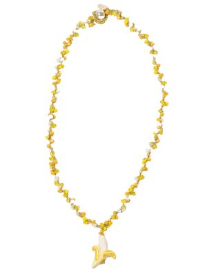 Collar largo de ceramica