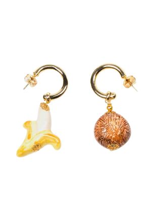 Pendientes cortos de ceramica