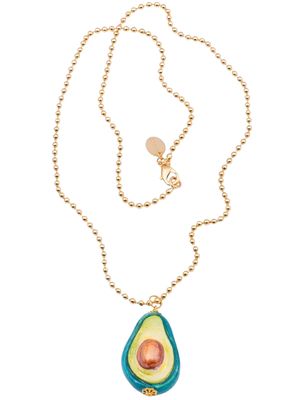 Collar largo de ceramica