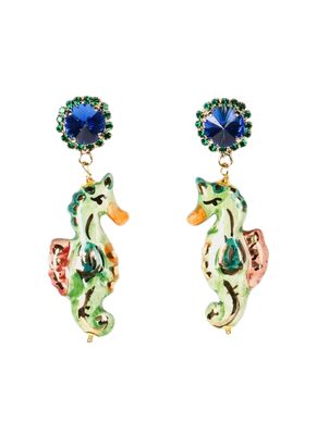 Pendientes cortos de ceramica
