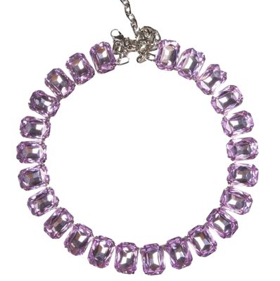 Collar corto de cristales