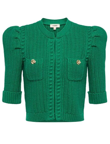 Delilah Crop Textrd Cardi