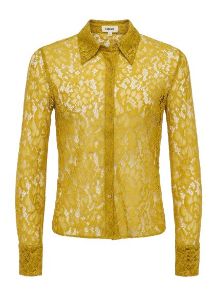 Maia Lace Buttondown Bls