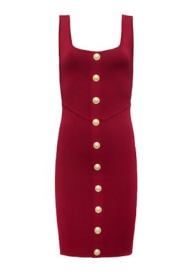 Soleil Sq Neck Knit Dress