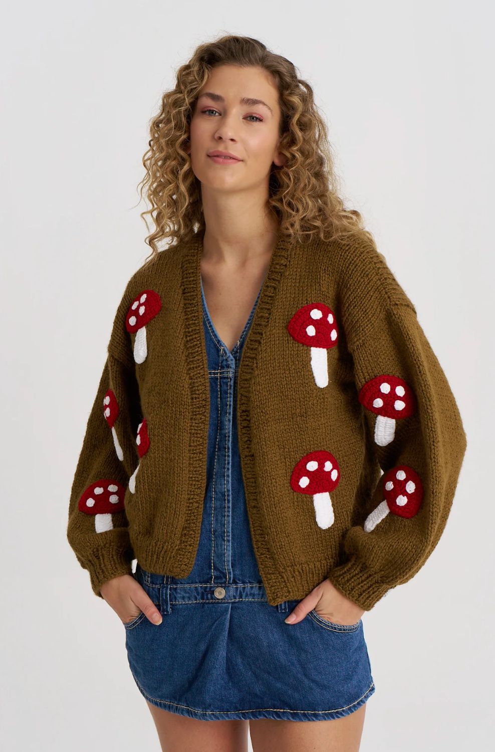 2D Mushroom Cardigan