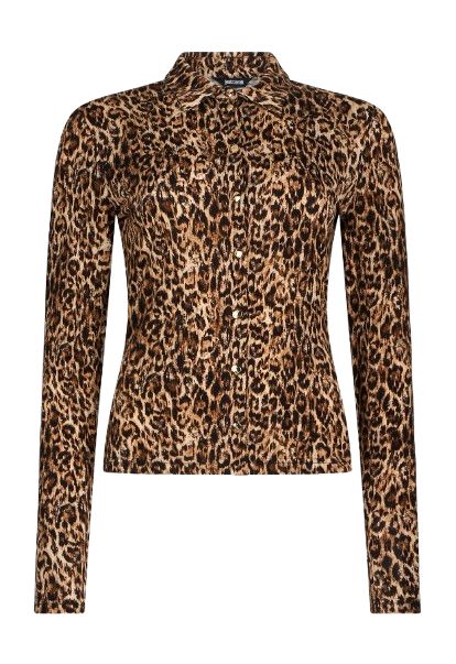 Co Slim Shirt Organzino Print, Size: 44, Color: Leo Vi