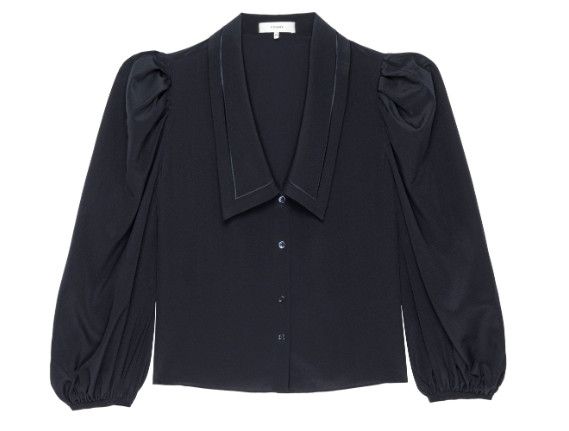 The L/s Sailor Blouse, Size: Xs, Color: Navy