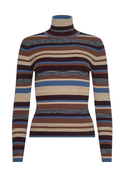 Olene Stripe Turtleneck