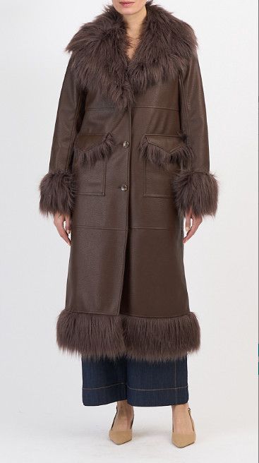 Panama Coat, Color: Dark Sepia Fudge, Size: s