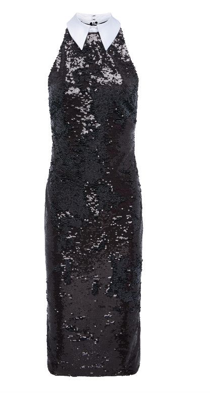 Lilith Sqn Poplin Clr Drs, Color: Black White Contrast, Size: 8
