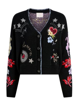 Western Collage Cardigan