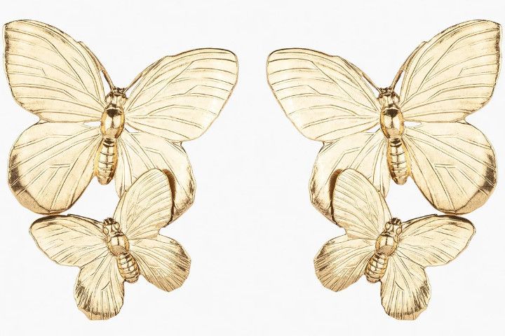 Papilon Earring, Color: Gold Post