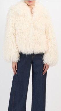 Geraldine Coat, Color: Ivory, Size: s