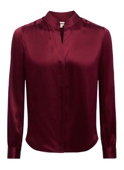 Bianca Band Collar Blouse