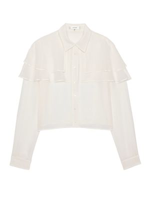 The Silk Cape Blouse