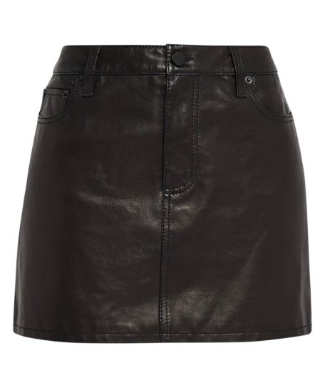 Joss Hr Lthr Mini Skirt