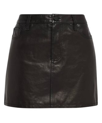 Joss Hr Lthr Mini Skirt