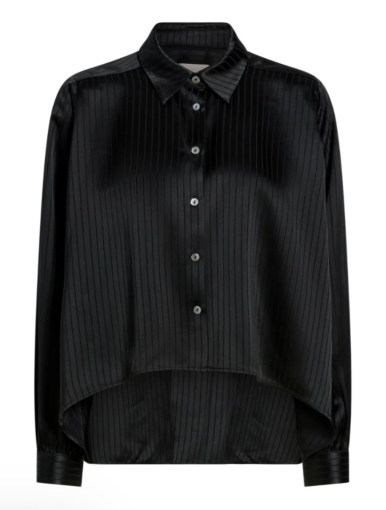 Georgia Satin Stripe Gasira Top