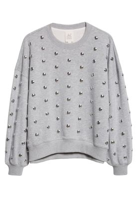 All Over Studded Brandy Pullover