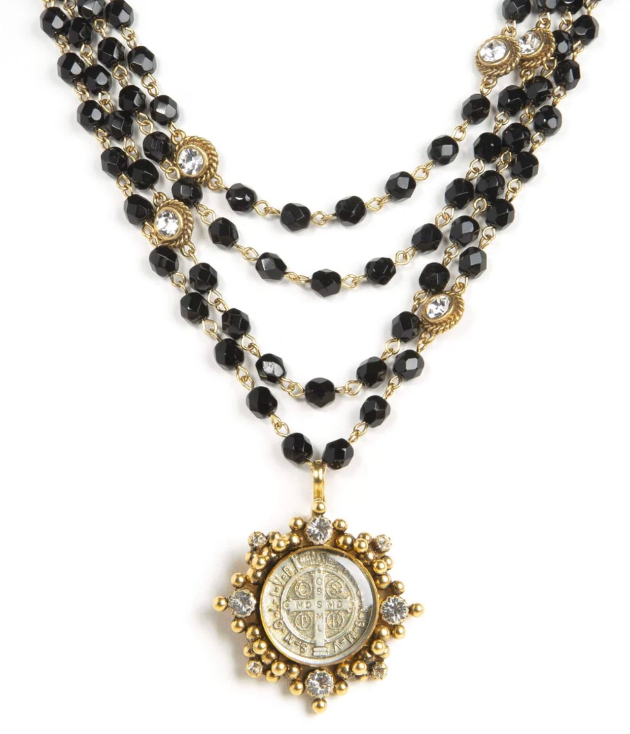 Magdalena 6mm Crystal Jet Black All Medallion