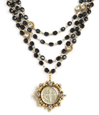 Magdalena 6mm Crystal Jet Black All Medallion