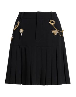 Gold Brooches Mini Bane Skirt
